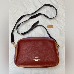 Coach Color Block Crossbody.
